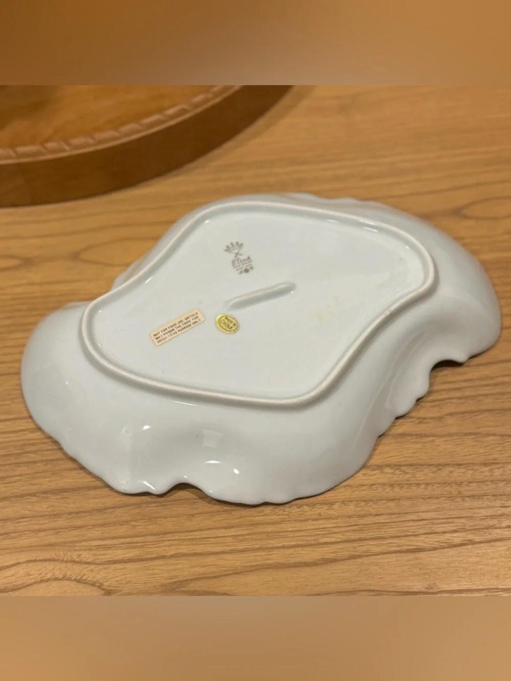 Elios Hand Painted Floral Porcelain Tray- hand-painted tray -bowl 12”